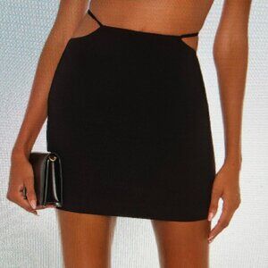 NBD Tiago Mini Skirt in Black Size M